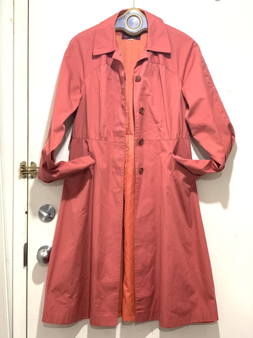 VINTAGE CORLISS LIGHTWEIGHT BELTED TRENCH COAT